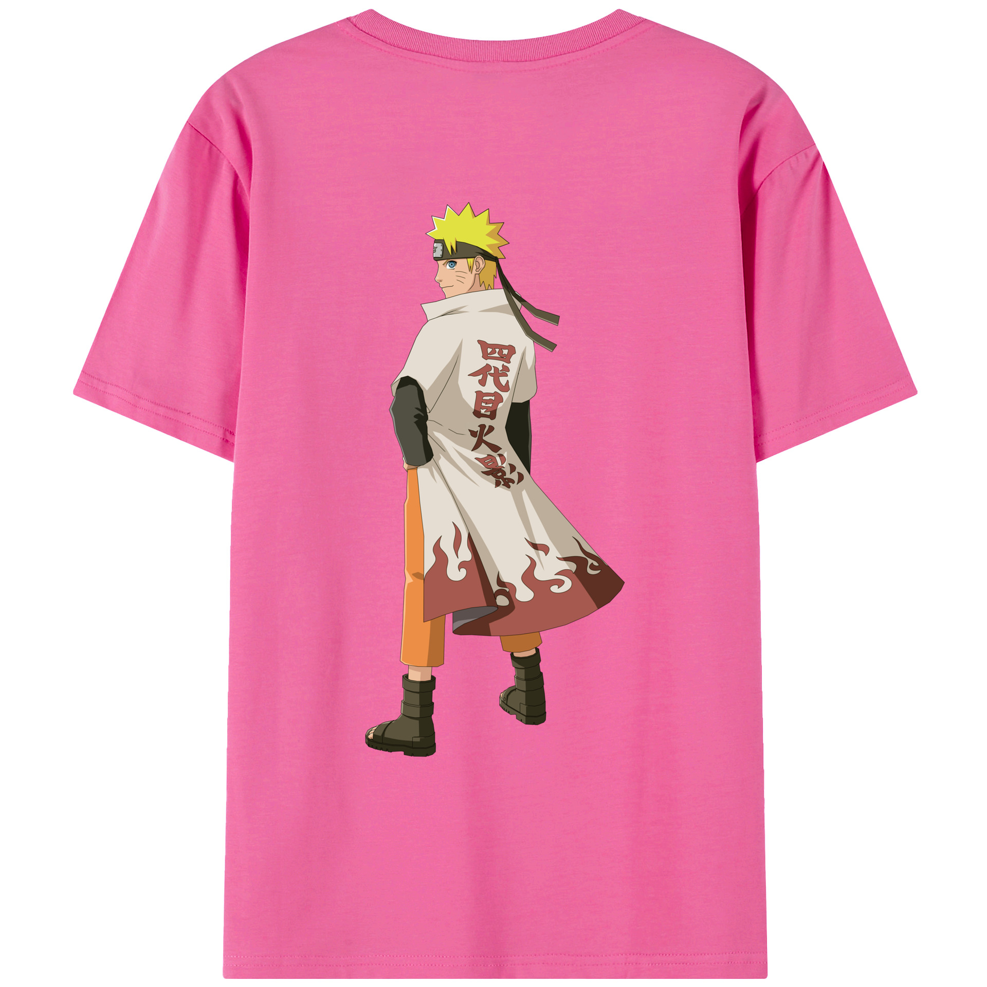 （画像用） NARUTO -ナルト- うずまき ナルト Uzumaki Naruto レディース半袖Tシャツ(バックプリント)